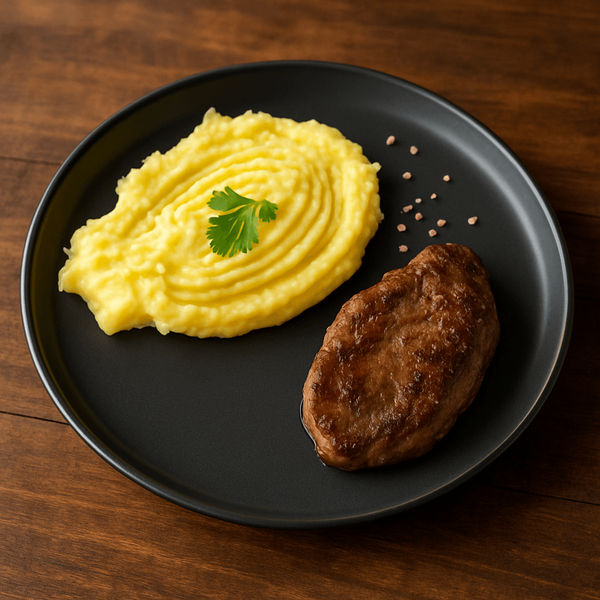 Ceafa de Porc si Puree 