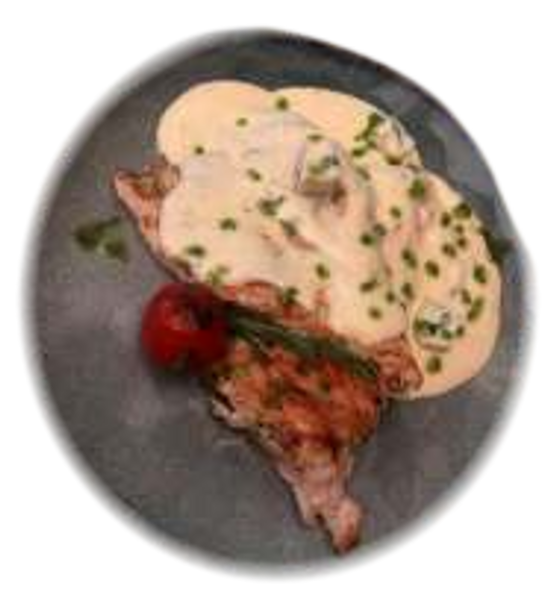 Piept de Pui cu Sos Gorgonzola