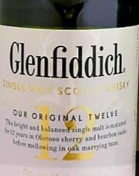 Glenfiddich 12 Years 40 % alc