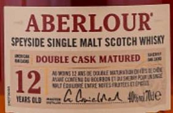 Aberlour 12 Years - Double Cask 40 % alc