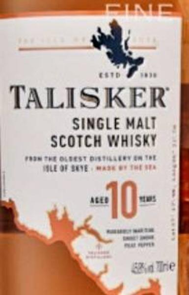 Talisker 10 Years 45.8 % alc