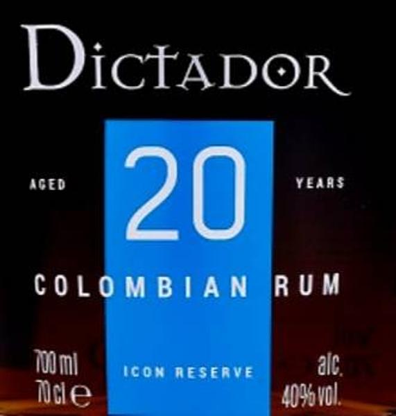 Dictador 20 Years 40 % alc