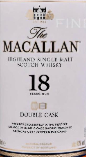 Macallan 18 Years Old - Double Cask 43 % Alc