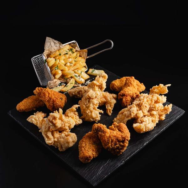 Platou Crispy și Aripioare (2-3 Pers)