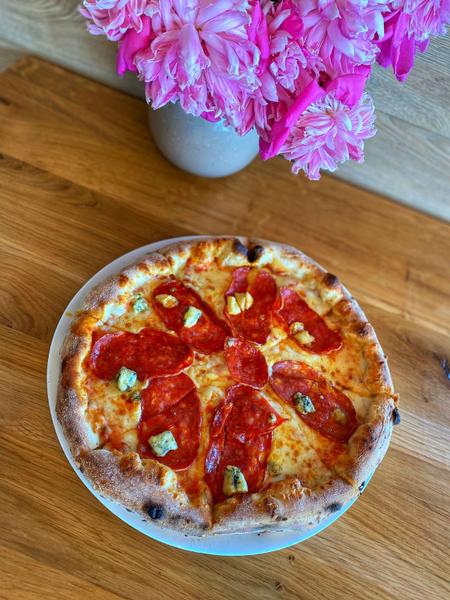 Pizza Picante e Gorgonzolla