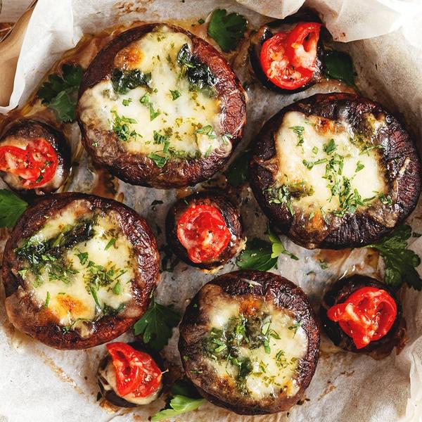 Ciuperci Umplute cu Gorgonzola