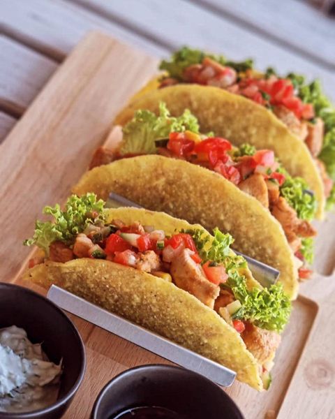 Tacos Pollo cu Cartofi Prajiti