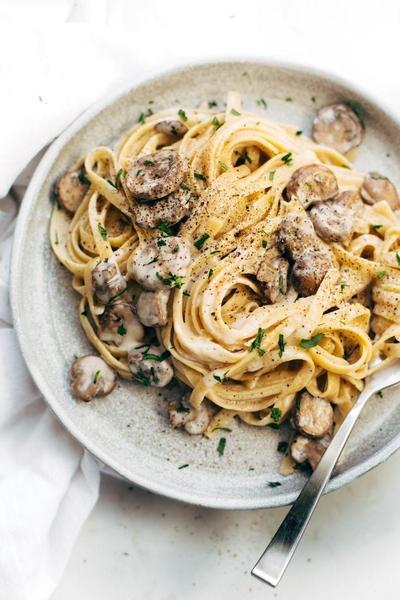 Tagliatelle ai Funghi Misti ( Tagliatelle erdei gombával)
