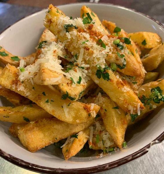 French Fries W/ Garlic and Parmesan